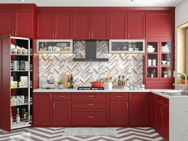 home-4-bhk-design-with-red-l-shaped-kitchen